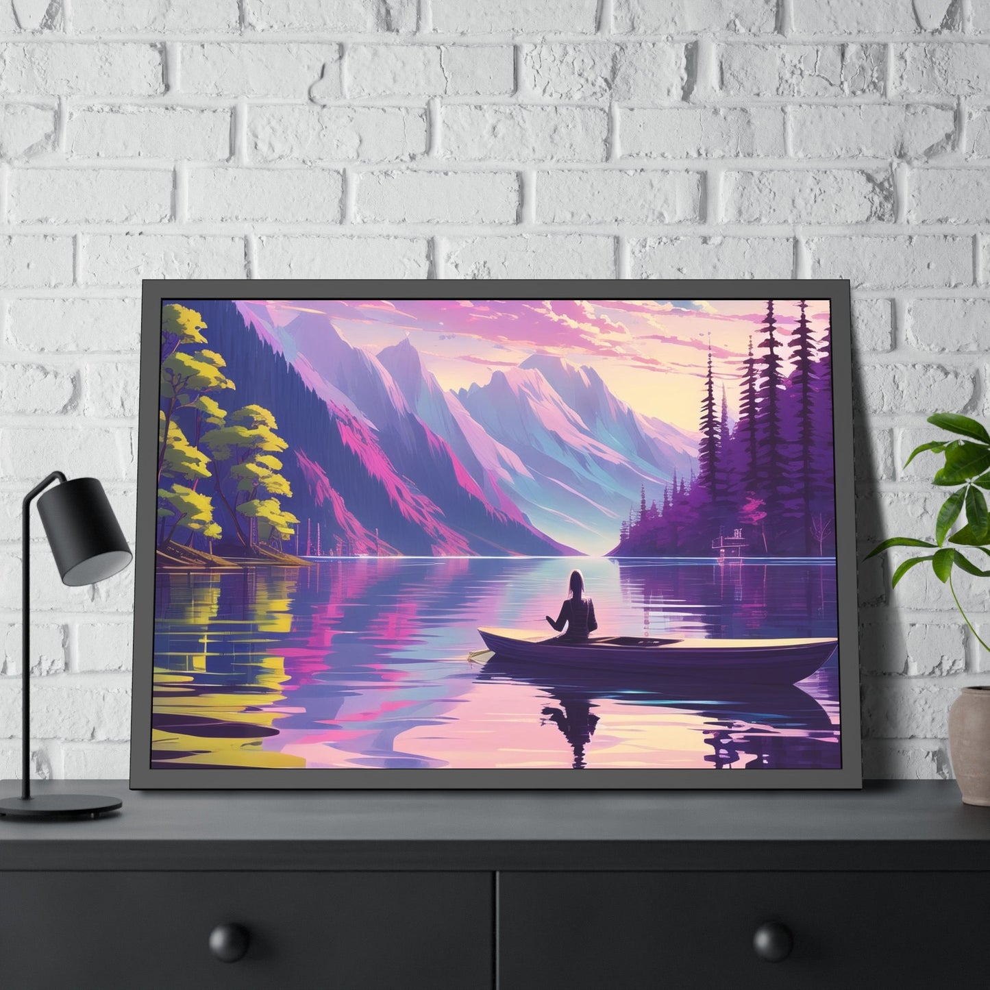 Place to Breathe: Canvas Print of a Relaxing Mountain Retreat