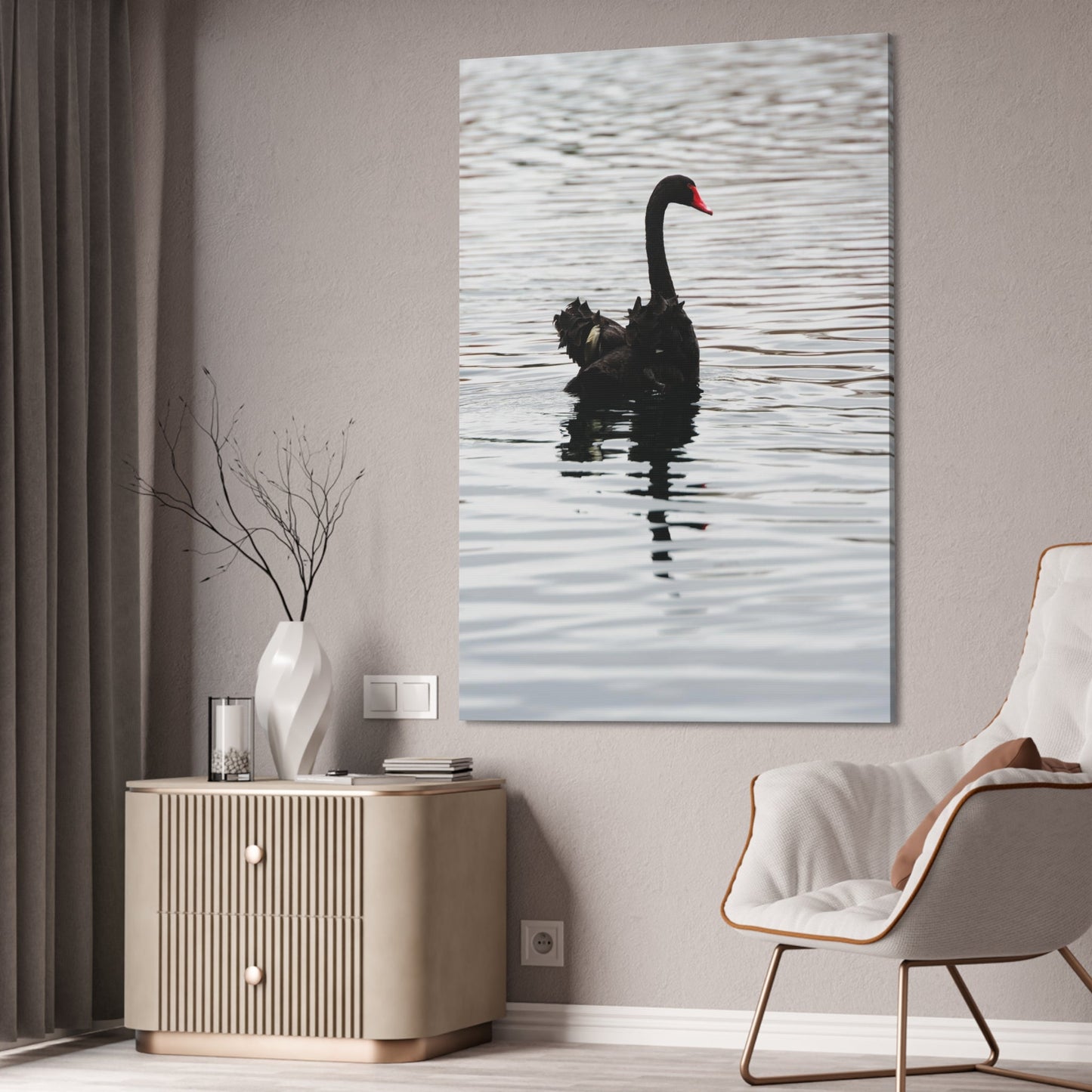 Elegance and Serenity: Poster and Canvas Art Celebrating the Poise and Calmness of Swan