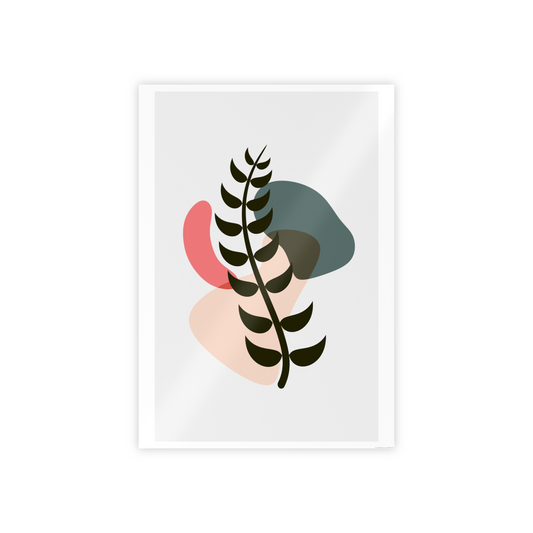 Natural Canvas Art: Abstract Minimalist Design with Earthy Tones