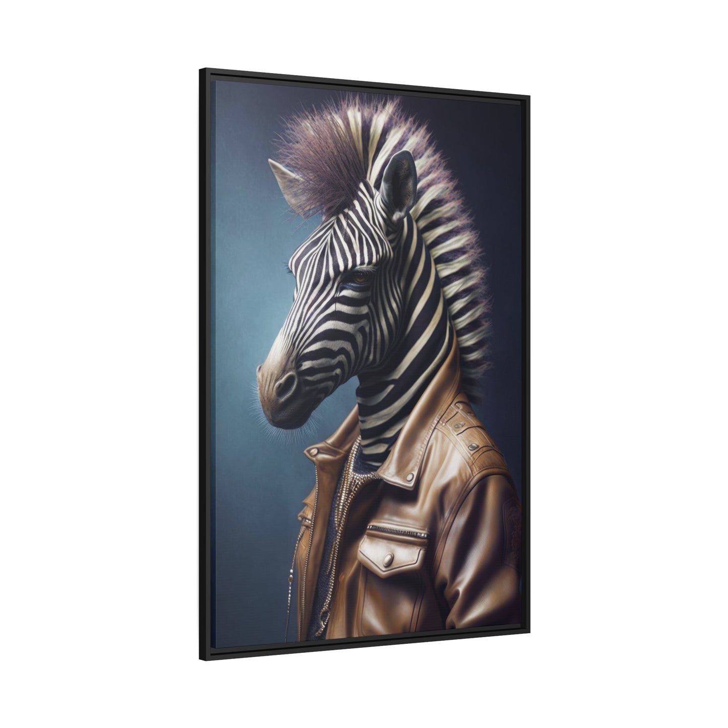 African Dreams: Wall Art Depicting the Grace and Strength of a Zebra