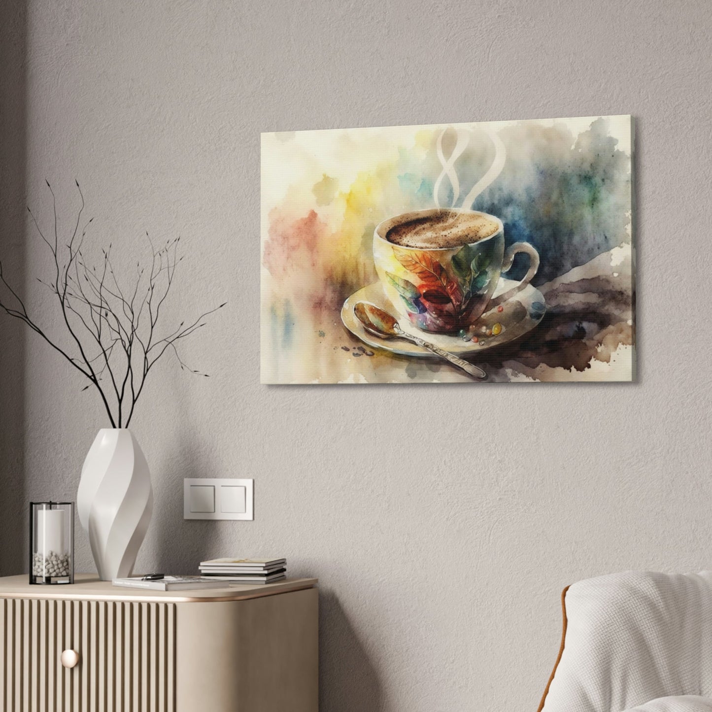 Coffee Bliss: Artistic Depictions of Your Beloved Beverage on Canvas & Posters