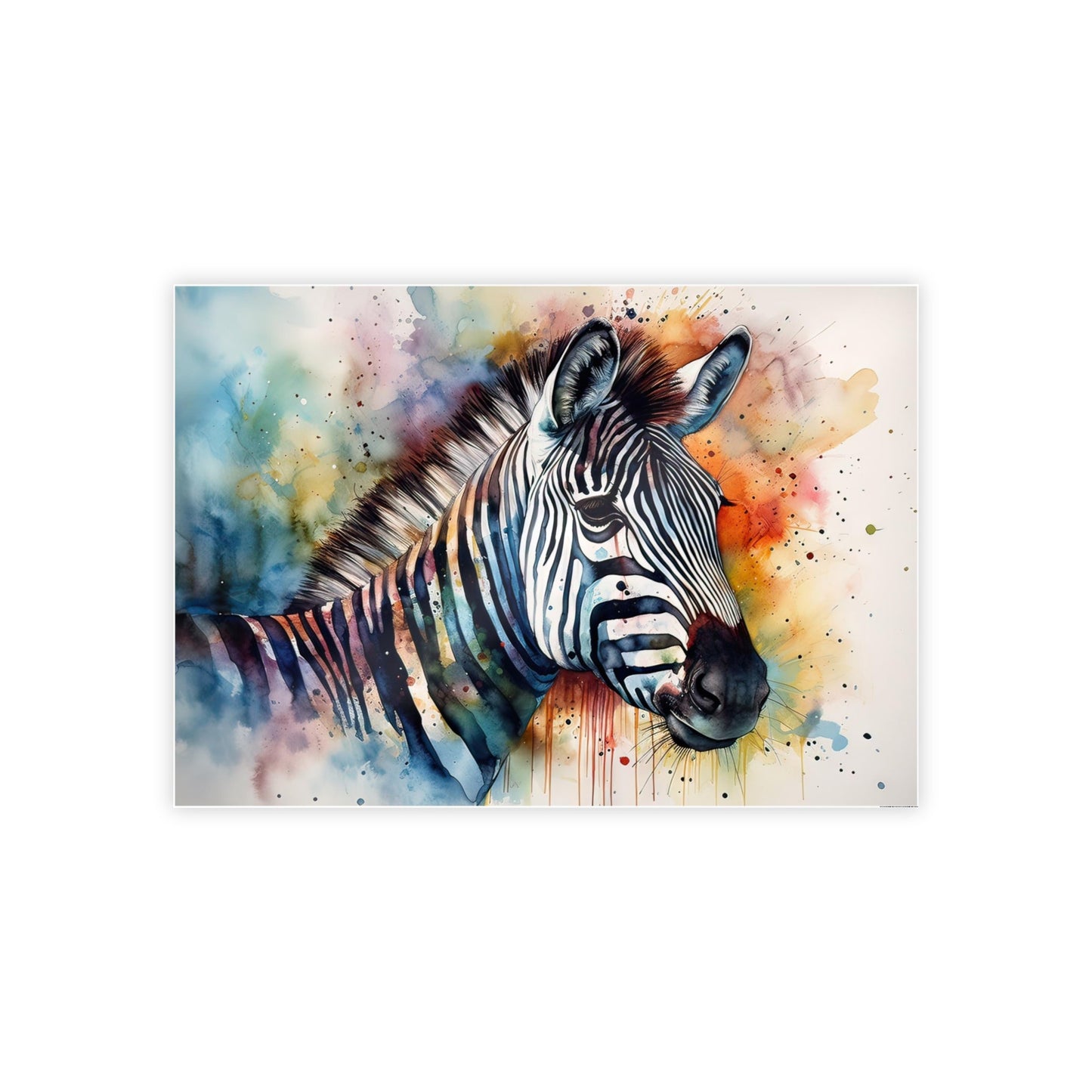 Striking Stripes: Zebra Canvas & Poster Print on a Large Canvas