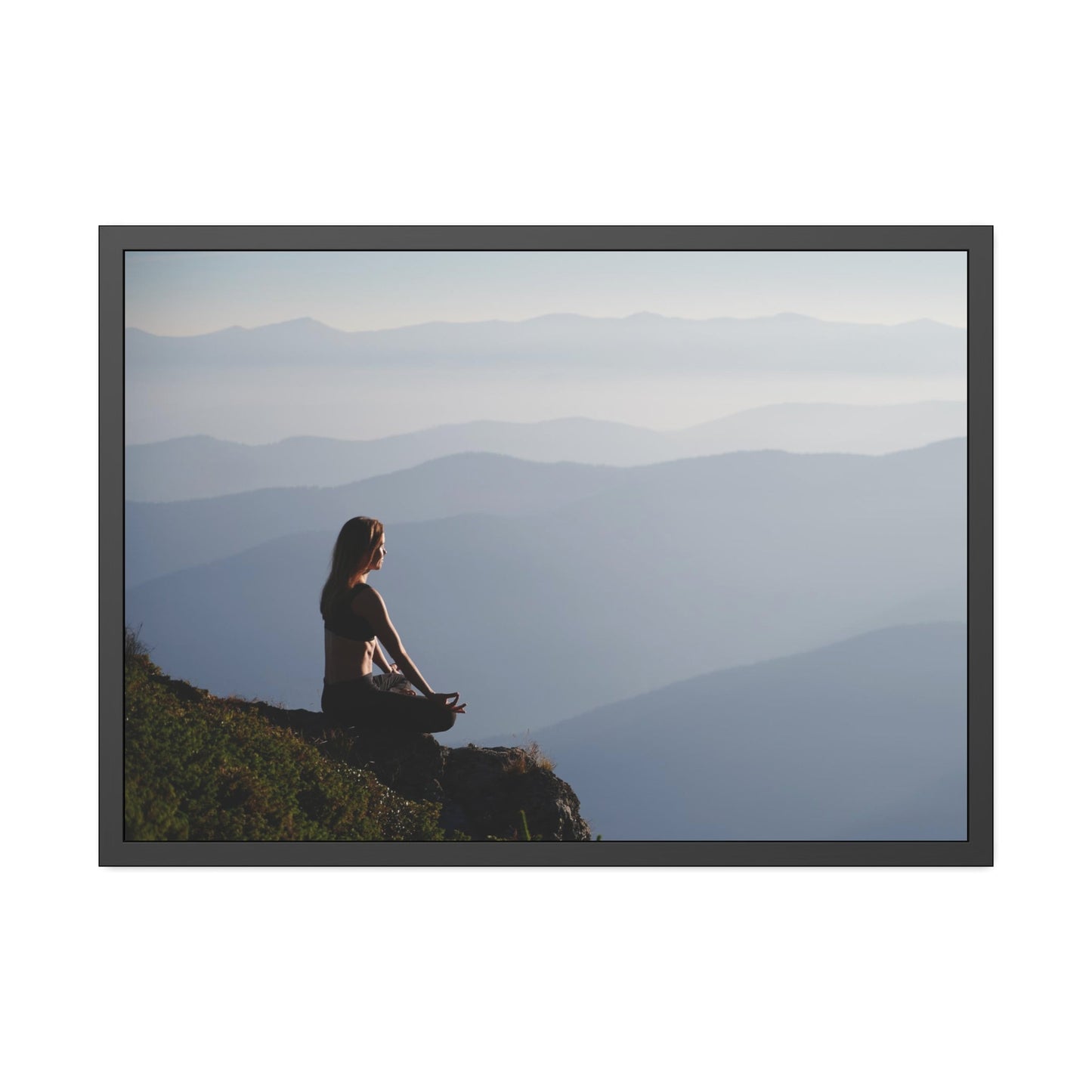 The Beauty of Relaxation: Art Print on Framed Canvas for a Calm Home