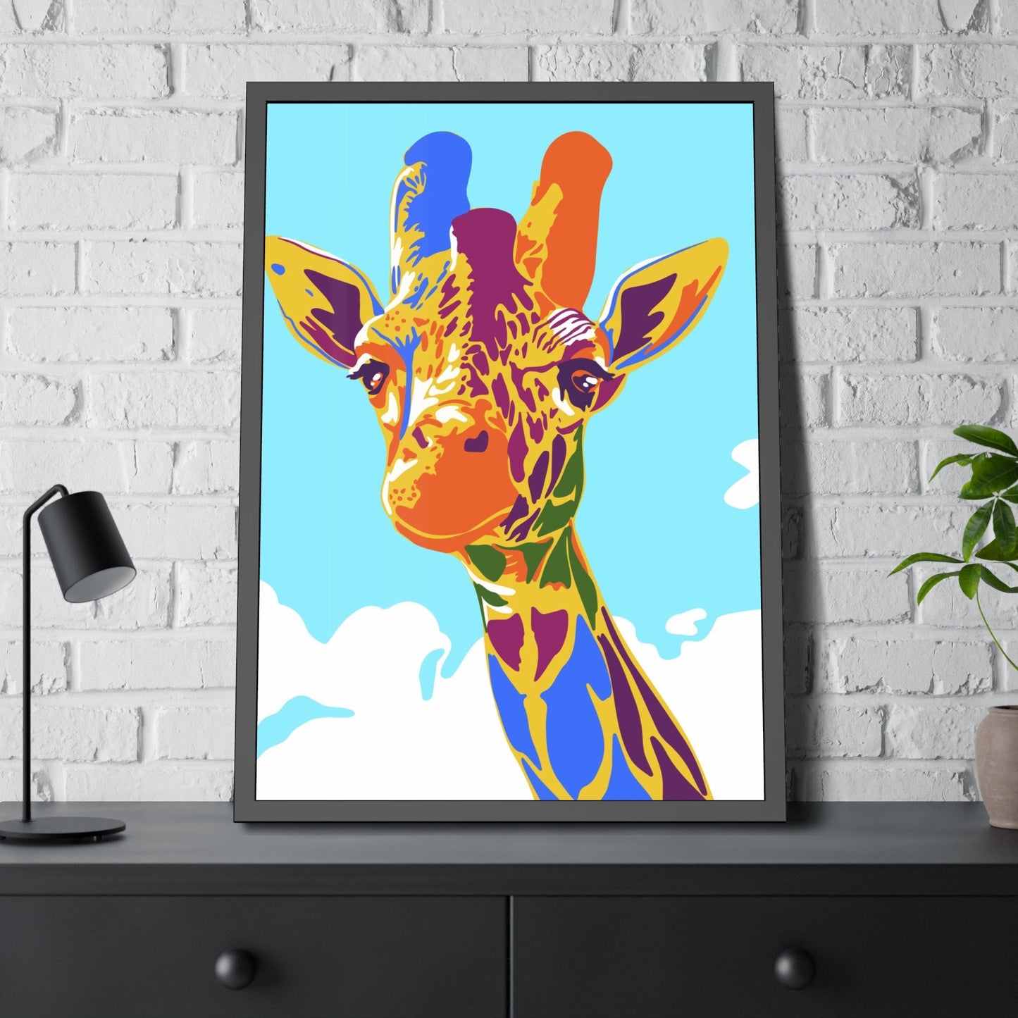 Gentle Giant: Canvas & Poster Art of a Giraffe in All its Glory