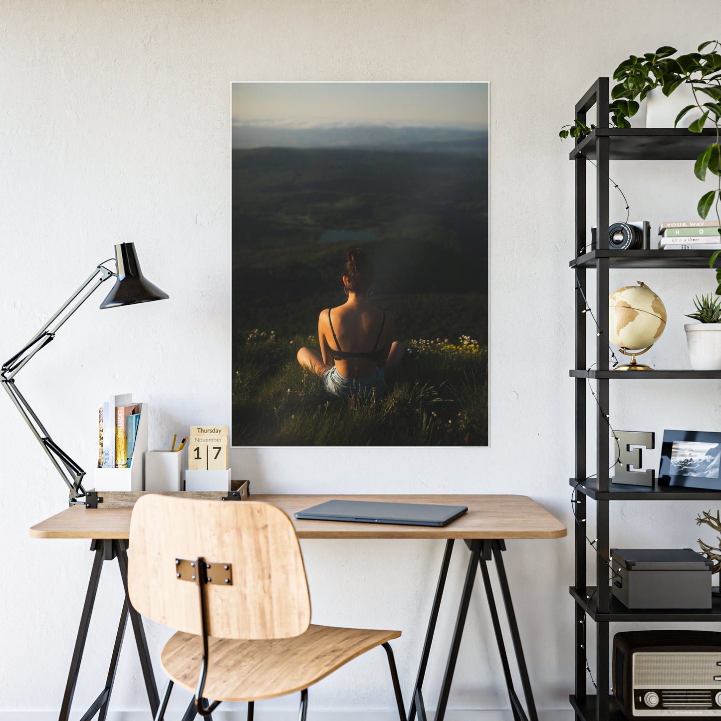 Calming View: Natural Canvas Wall Art for Relaxation