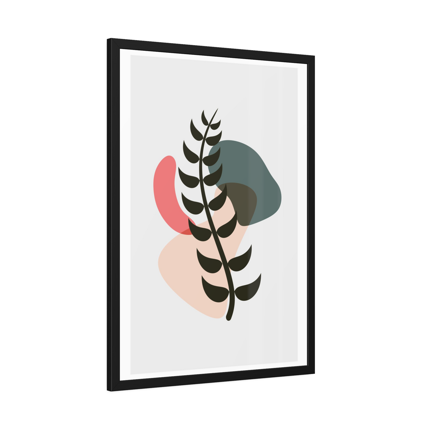 Natural Canvas Art: Abstract Minimalist Design with Earthy Tones