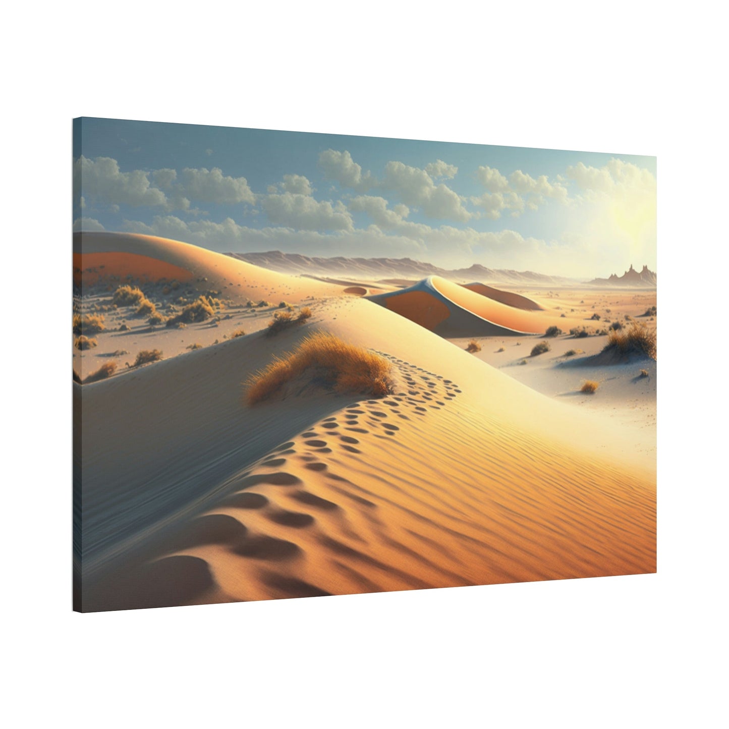 Vast Wonders: Artistic Canvas & Poster Print of the Desert for Your Wall