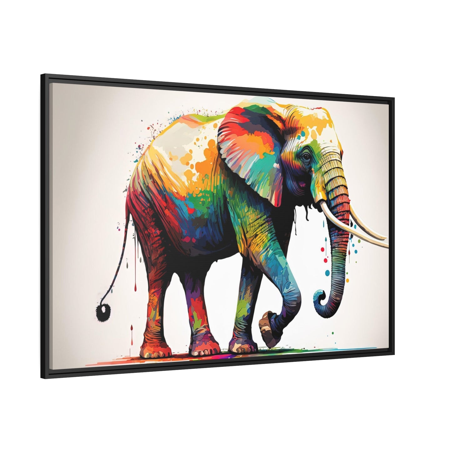 Wilderness Wonder: Artistic Elephant Print on Canvas & Poster