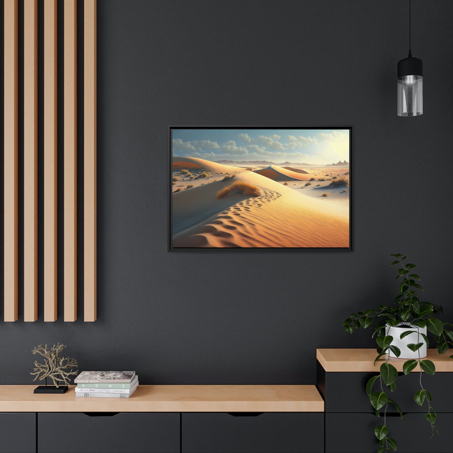 Vast Wonders: Artistic Canvas & Poster Print of the Desert for Your Wall