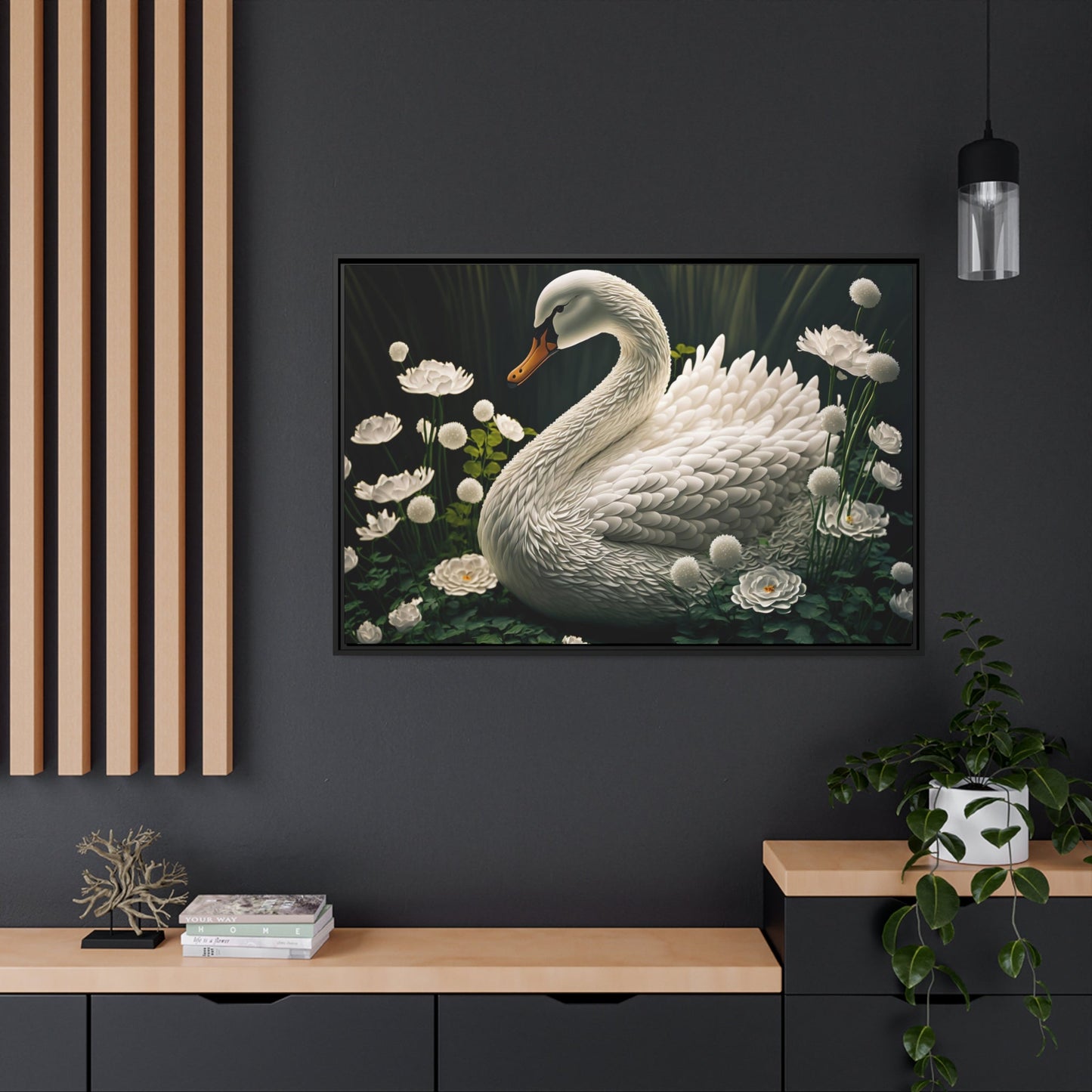 Graceful Elegance: Wall Art Celebrating the Beauty and Poise of Swan