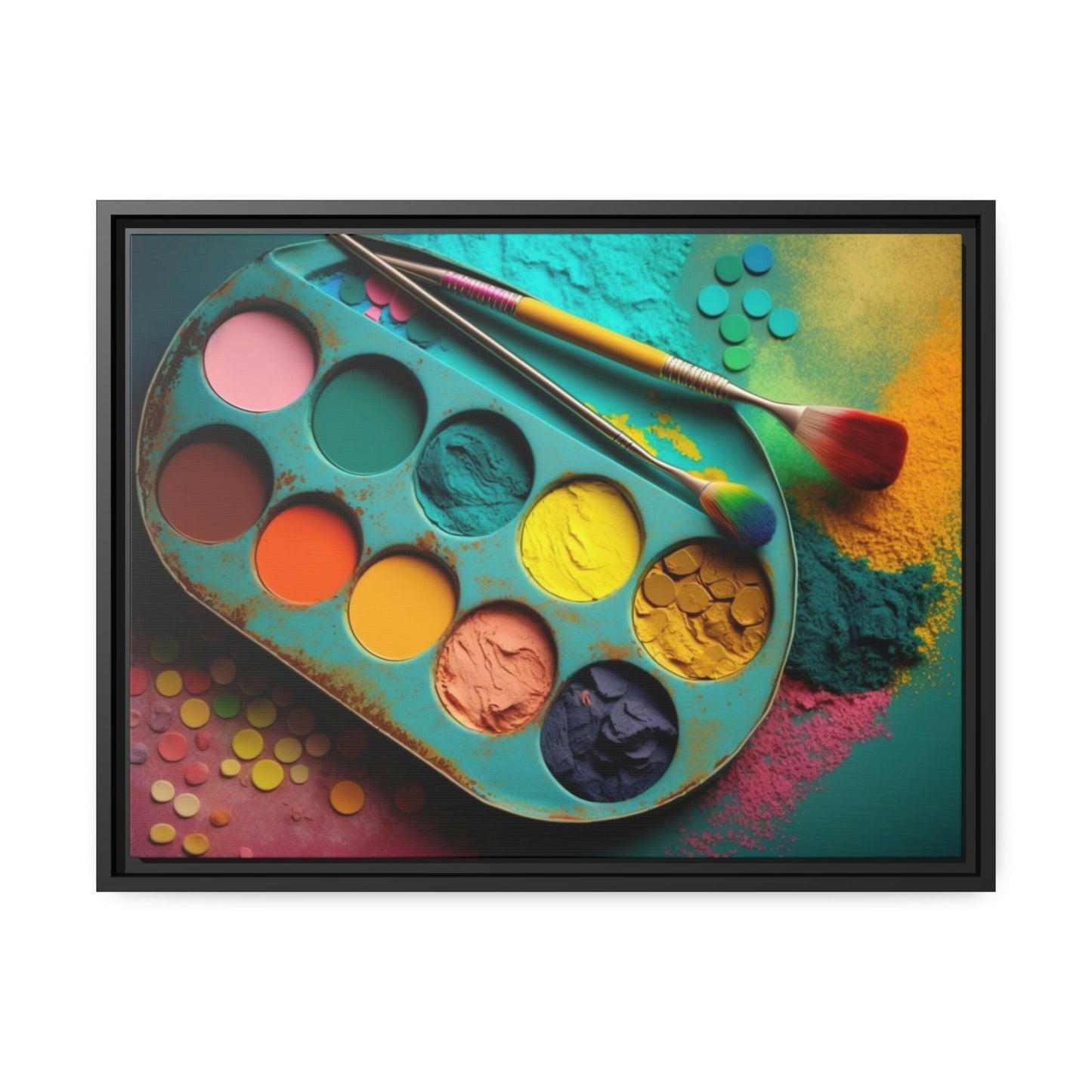 Color Symphony: Framed Canvas Print to Brighten Up Any Room