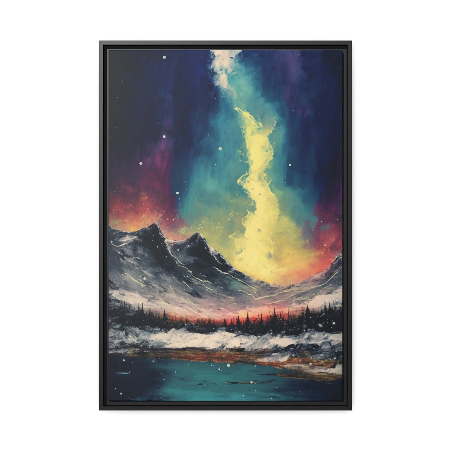 Landscape Impression: A Framed Poster & Canvas Print of an Artistic View