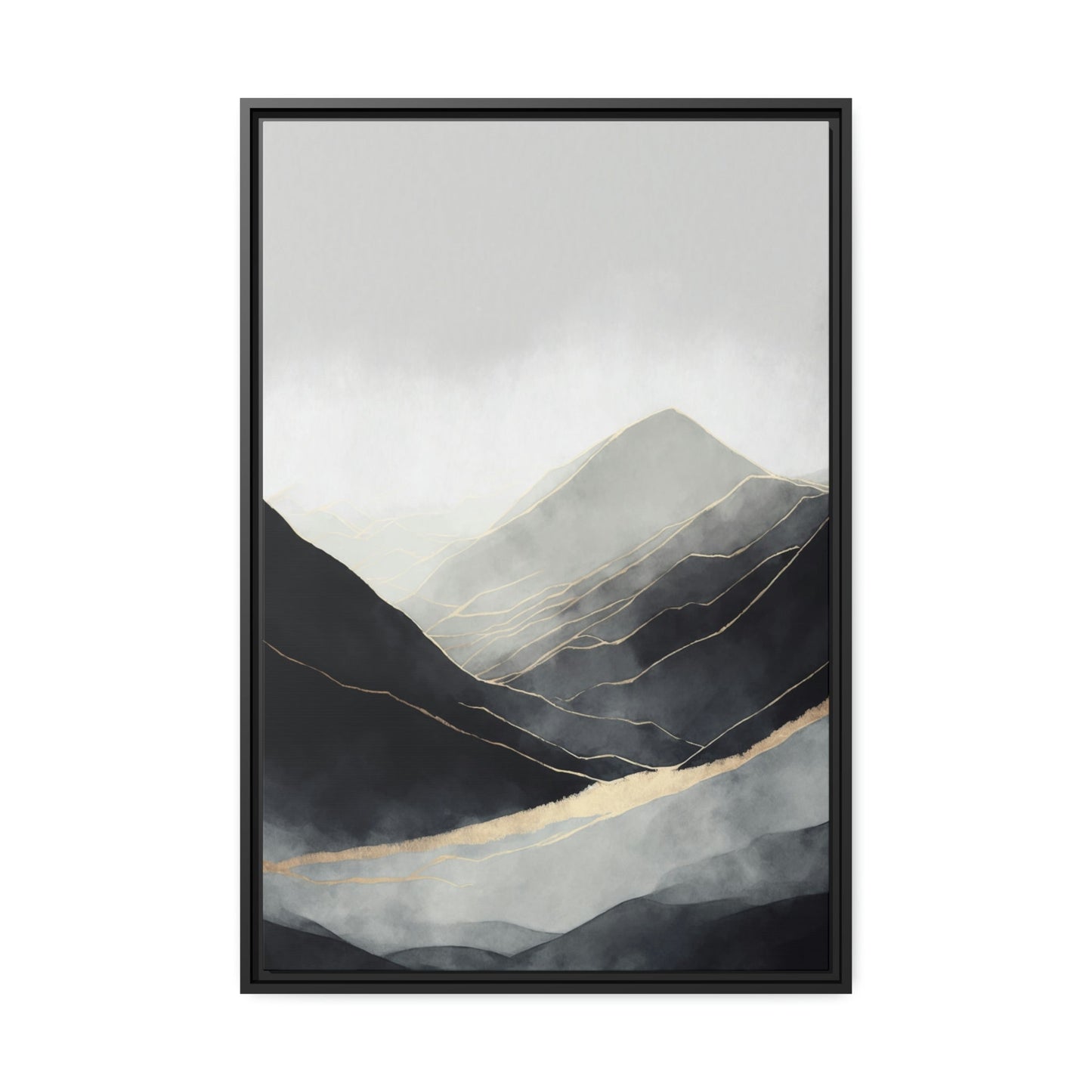 Abstract Nature: A Print on Canvas & Poster of a Bold Landscape