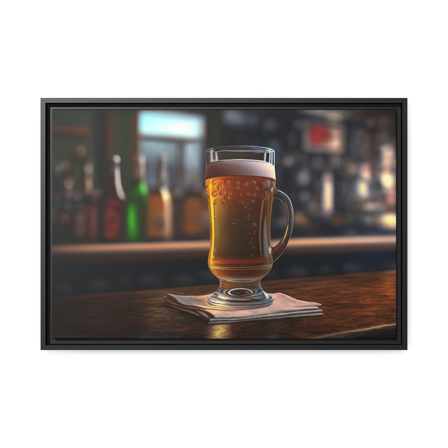 Drink in the Art: Framed Beer Posters for Your Home Bar