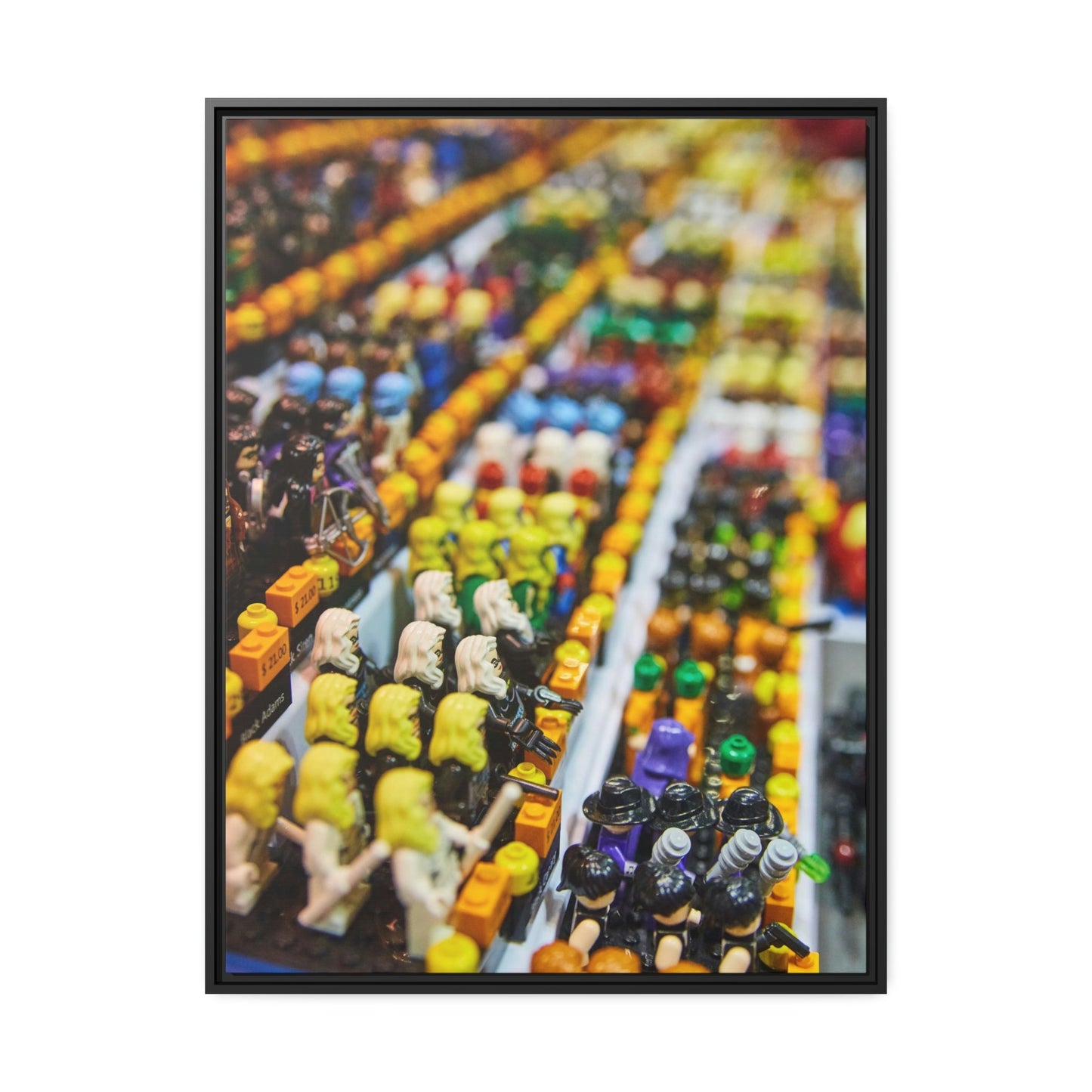 Lego Adventures: Framed Canvas and Print of Lego Themed Worlds