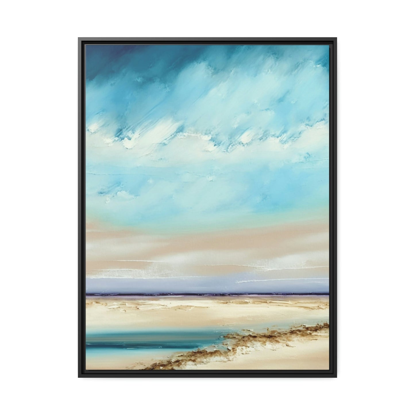 Natural Canvas Print & Poster of Abstract Seascapes: Coastal Wall Art