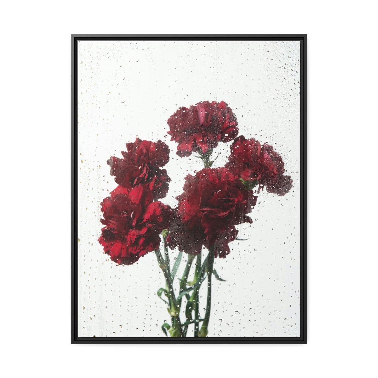 Timeless Charm: Carnations Art on Natural Canvas and Wall Art Prints for Your Home Decor