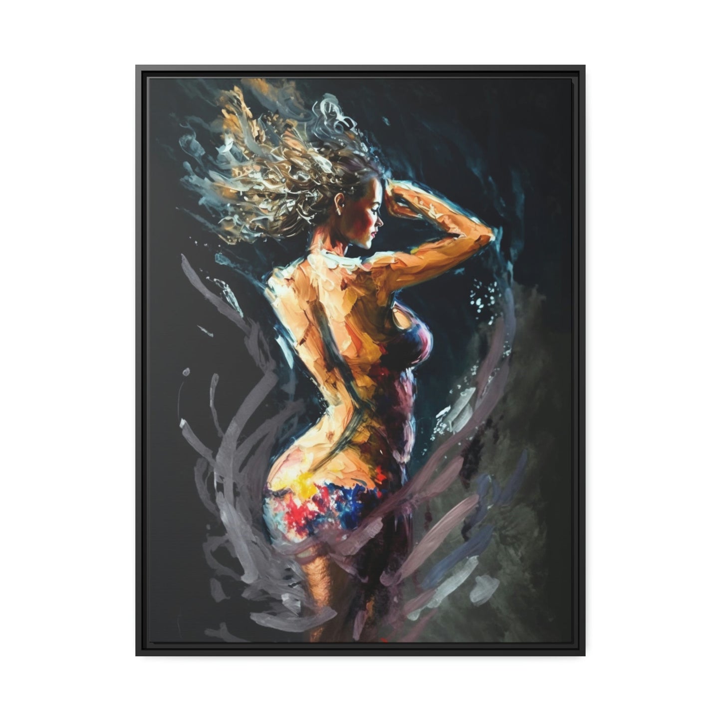 The Art of Movement: Canvas & Poster Print of Abstract Dance Figures