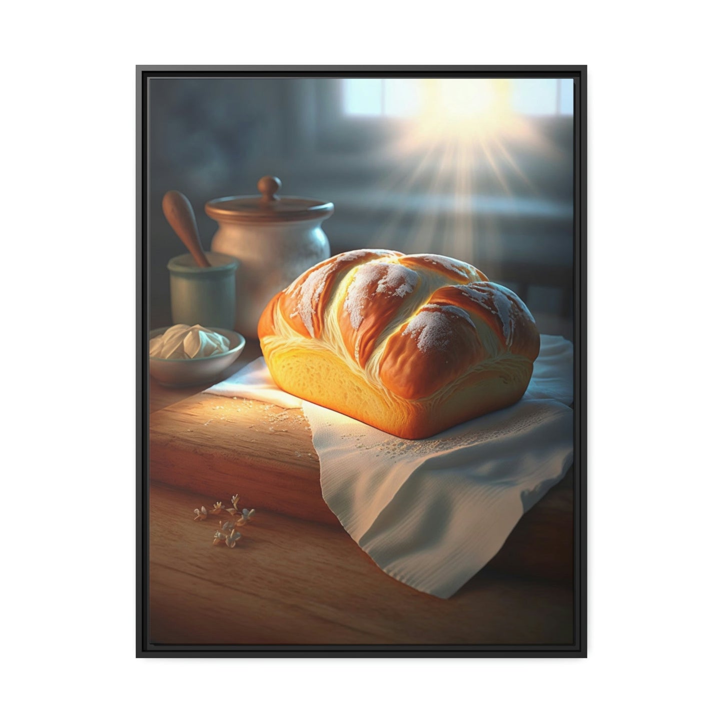 The Daily Bread: Print on Canvas and Art for Kitchen Decor