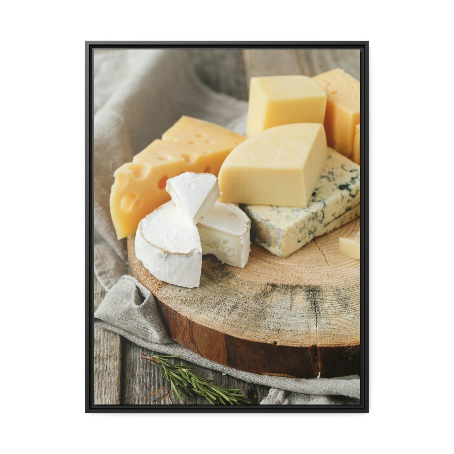 The Beauty of Cheese: Premium Canvas Prints of Artfully Arranged Cheese Plates