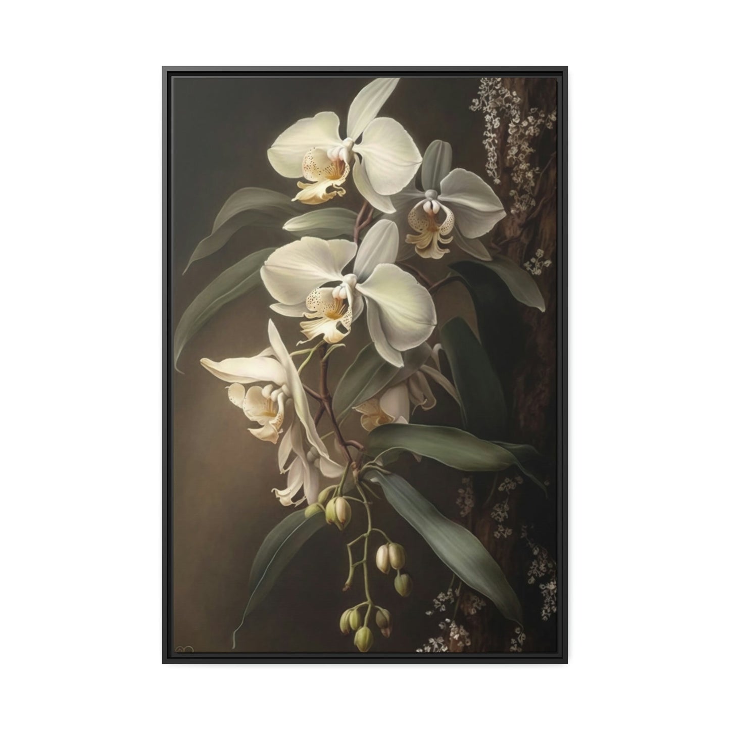 Orchid Bliss: Tranquility on Canvas