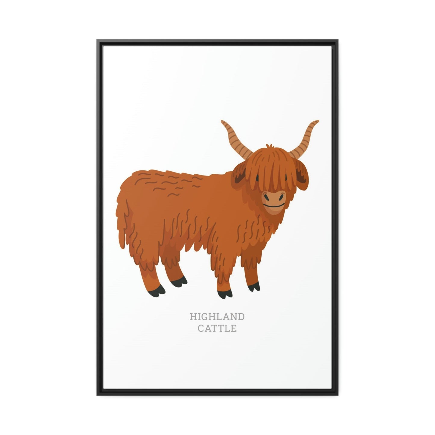 Tranquil Grazing: Cow Art a Calming Wall Art Addition to Any Space