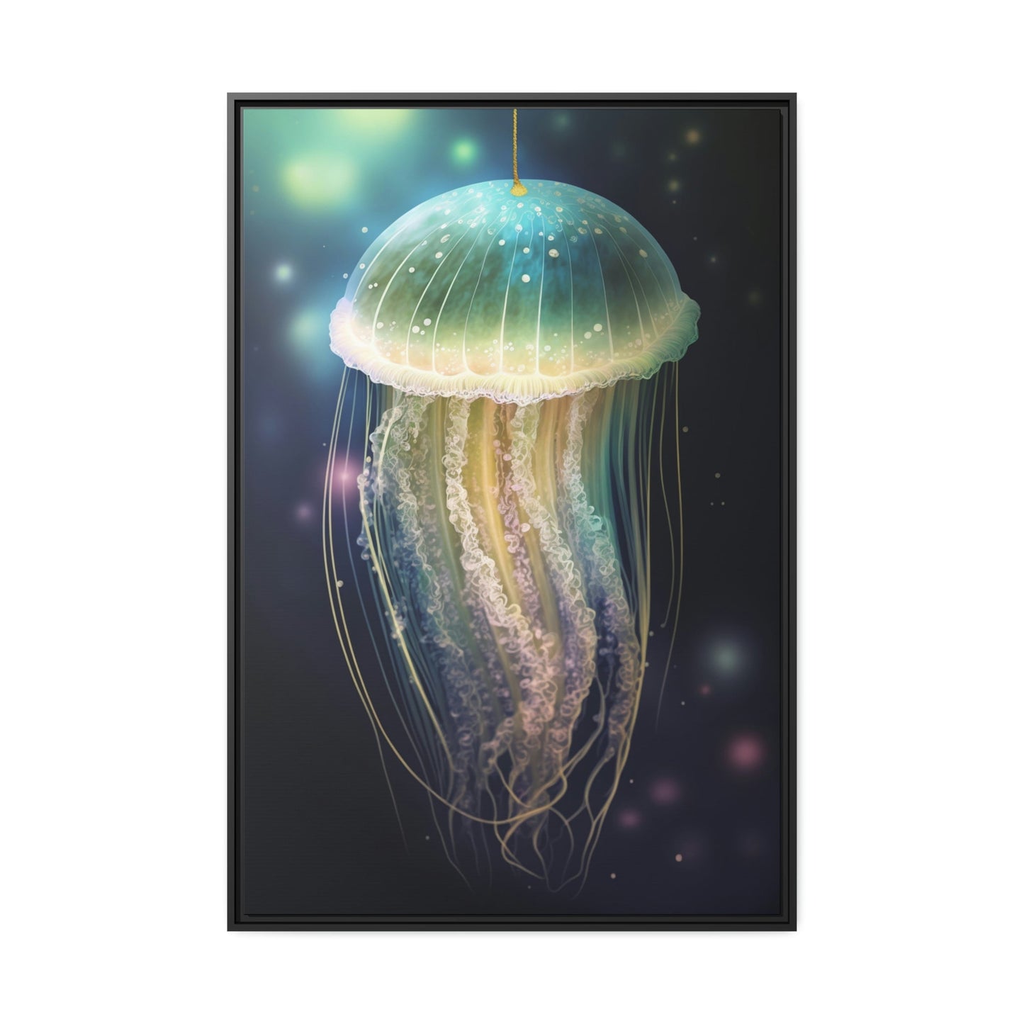 Jellyfish Dreams: Natural Canvas & Poster Masterpiece of Underwater Life