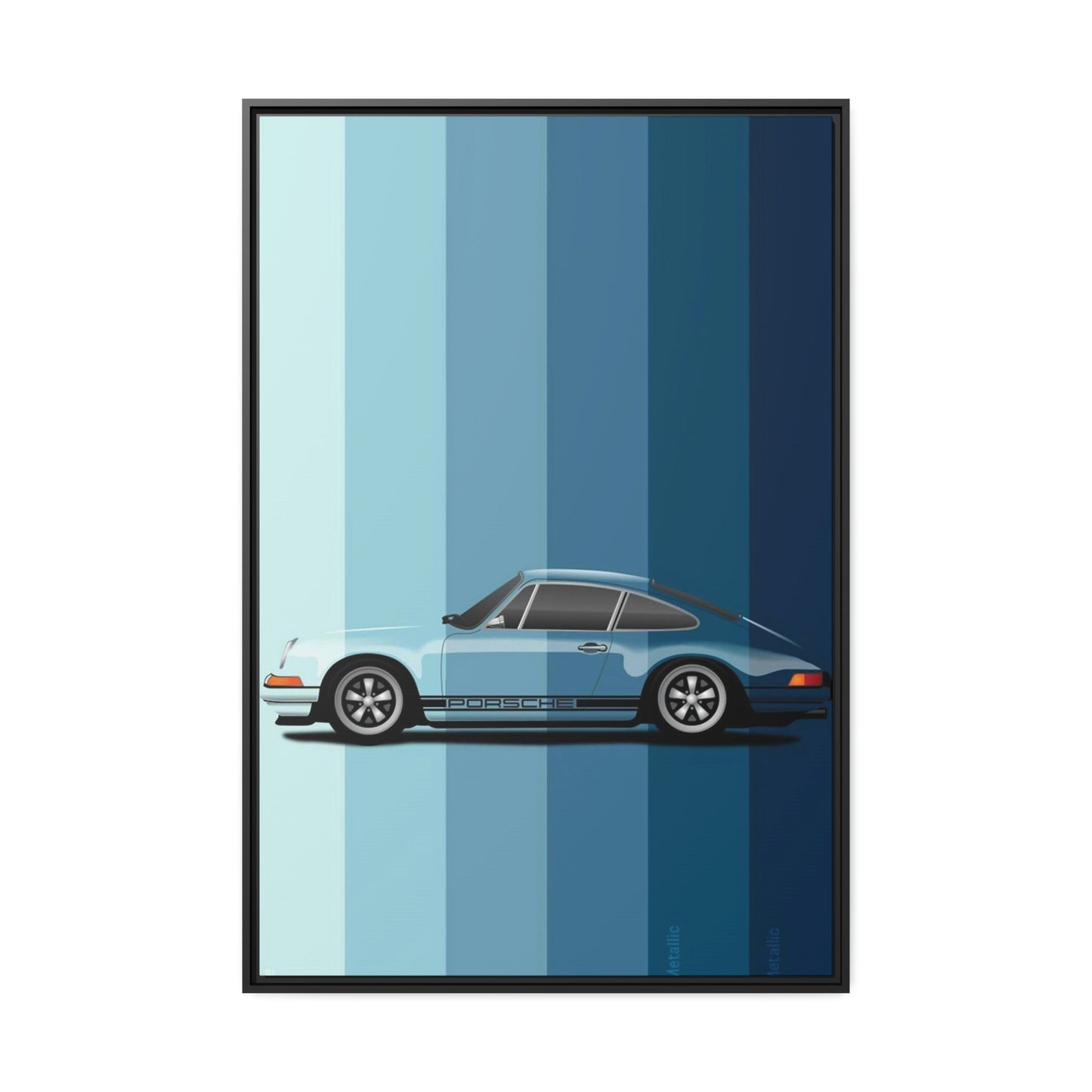 Porsche Evolution: Timeless Wall Decor on a Framed Canvas & Poster