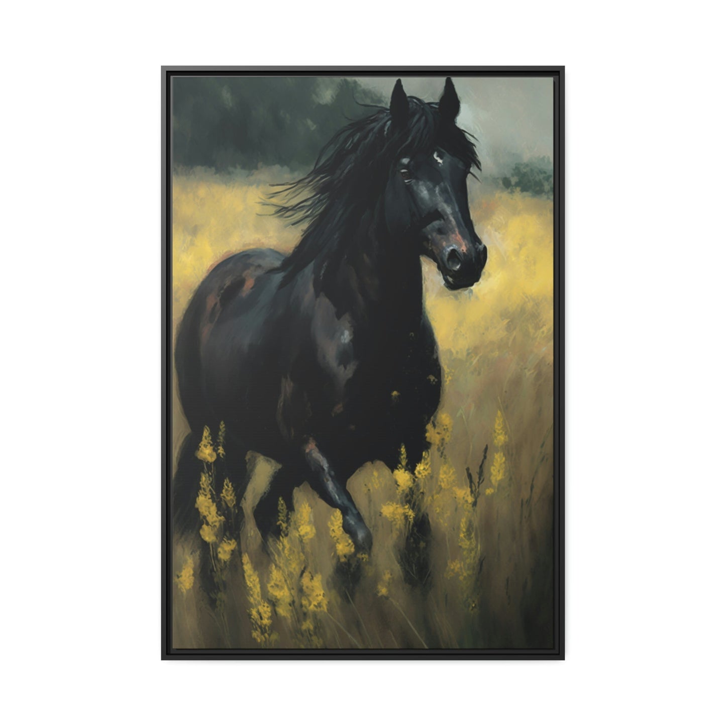 Horse in Motion: A Canvas Equine Energy