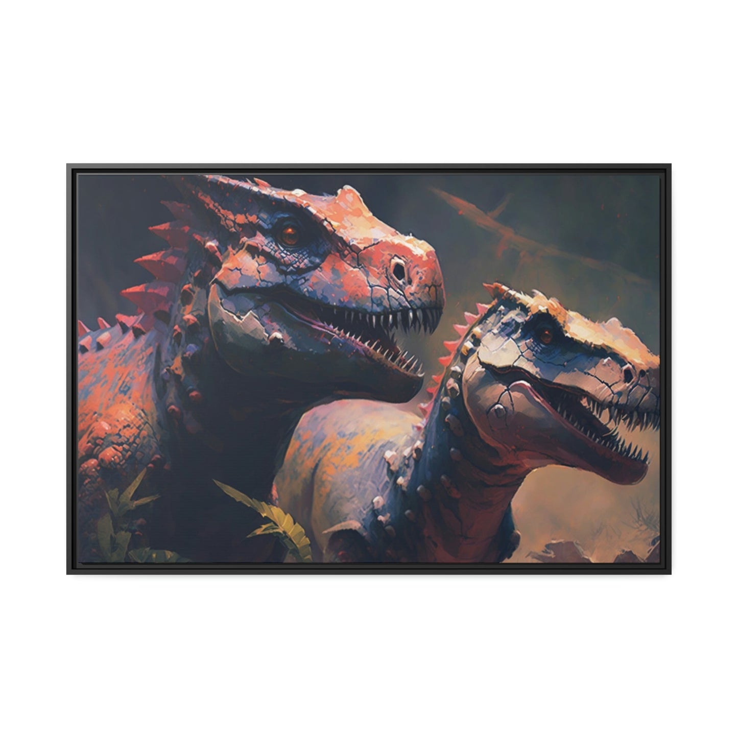 Extinct Realms: Canvas & Poster of Dinosaurs and Nostalgia