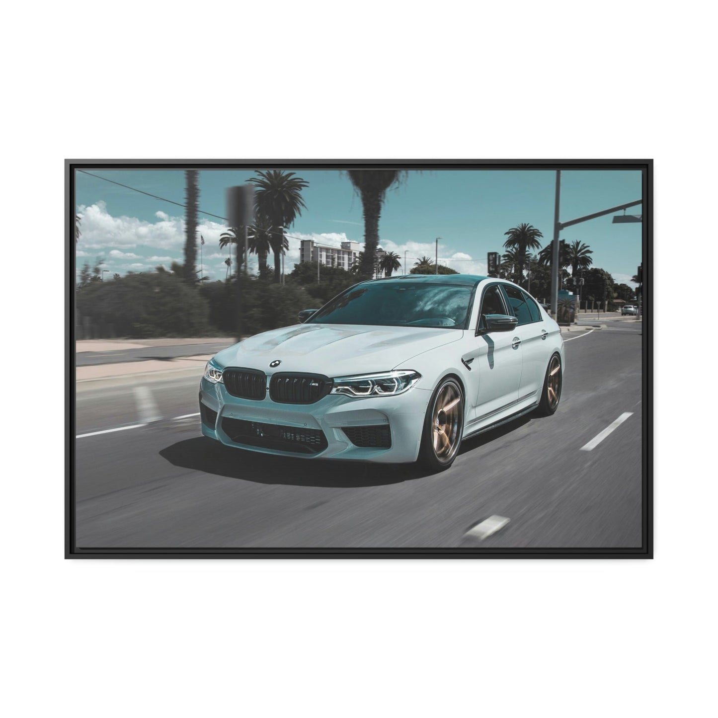 BMW on Canvas: Captivating Canvas & Poster Print for Car Enthusiasts