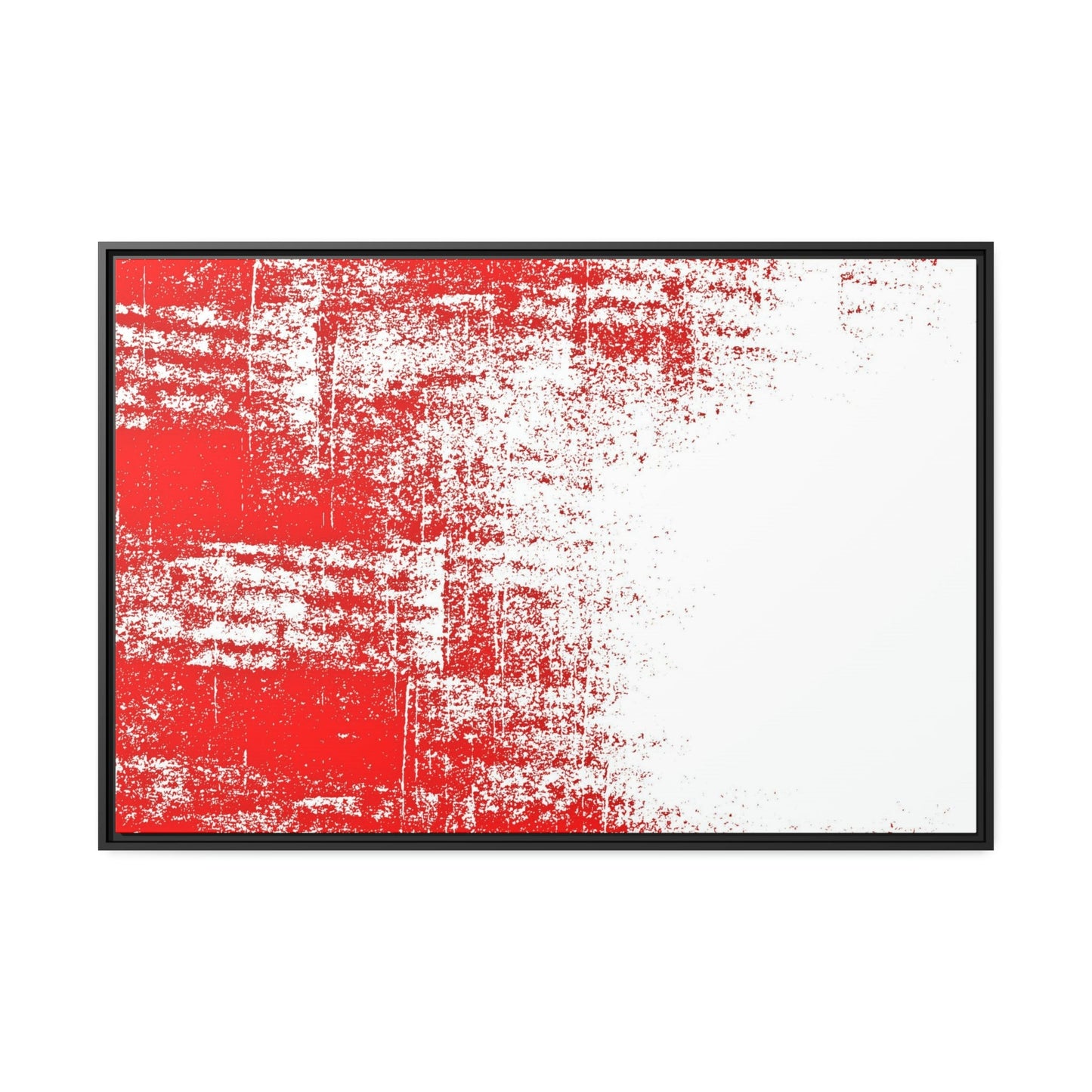 The Power of Red: Abstract Wall Art and Prints on Natural Canvas