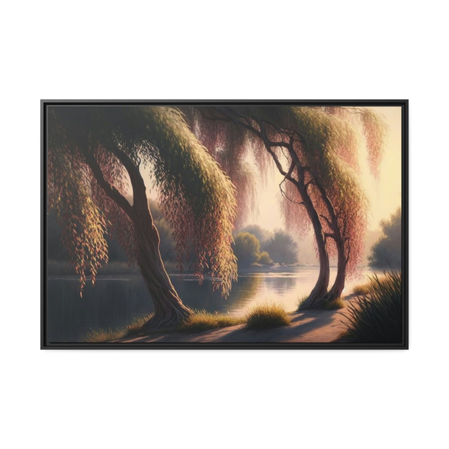 Enchanted Willows: A Dreamy Landscape