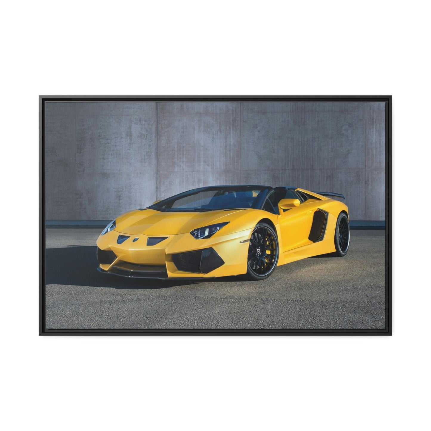 The Majesty of Lamborghini: Striking Print on Natural Canvas & Poster