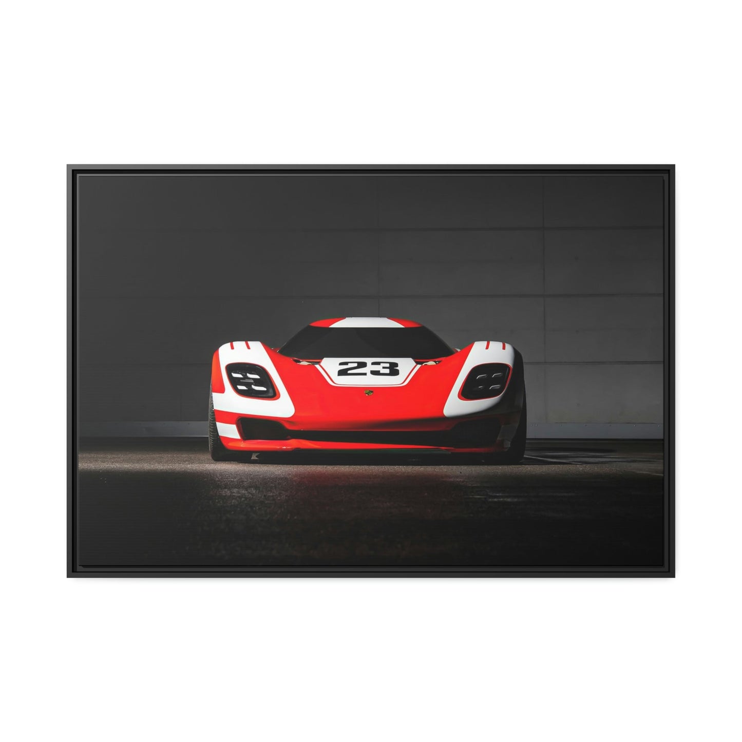 Speed and Beauty: Natural Canvas and Framed Prints of Porsche Sports Cars