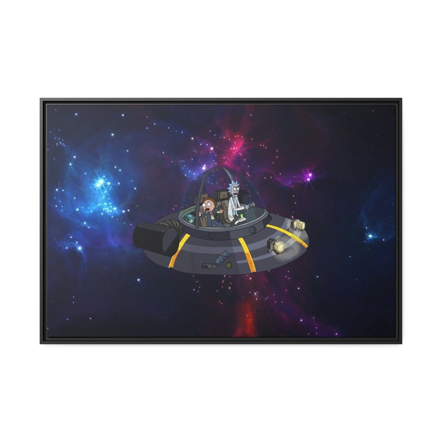 Vivid Imagination: Rick and Morty Poster Art on Canvas for a Dynamic Wall Art Display
