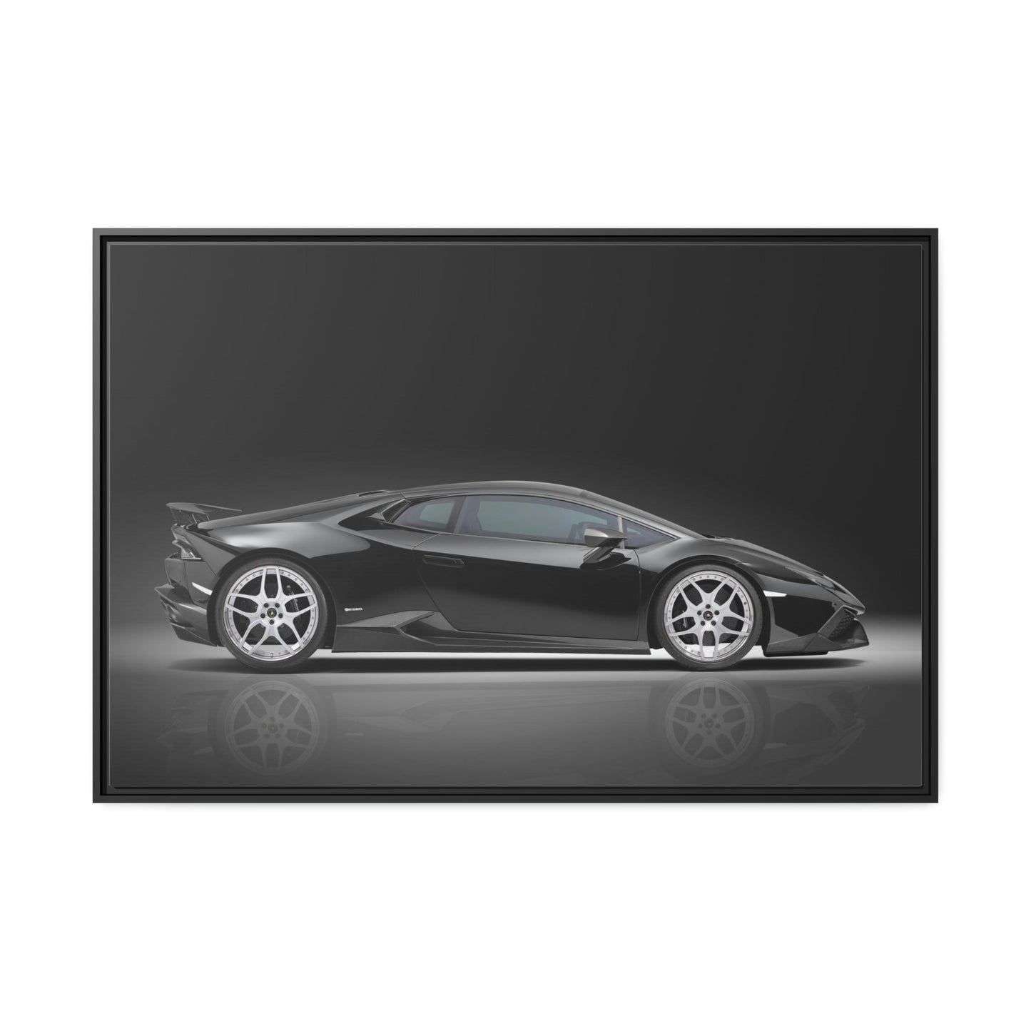 Artistic Rendering of a Lamborghini: Print on Canvas for Car Fans