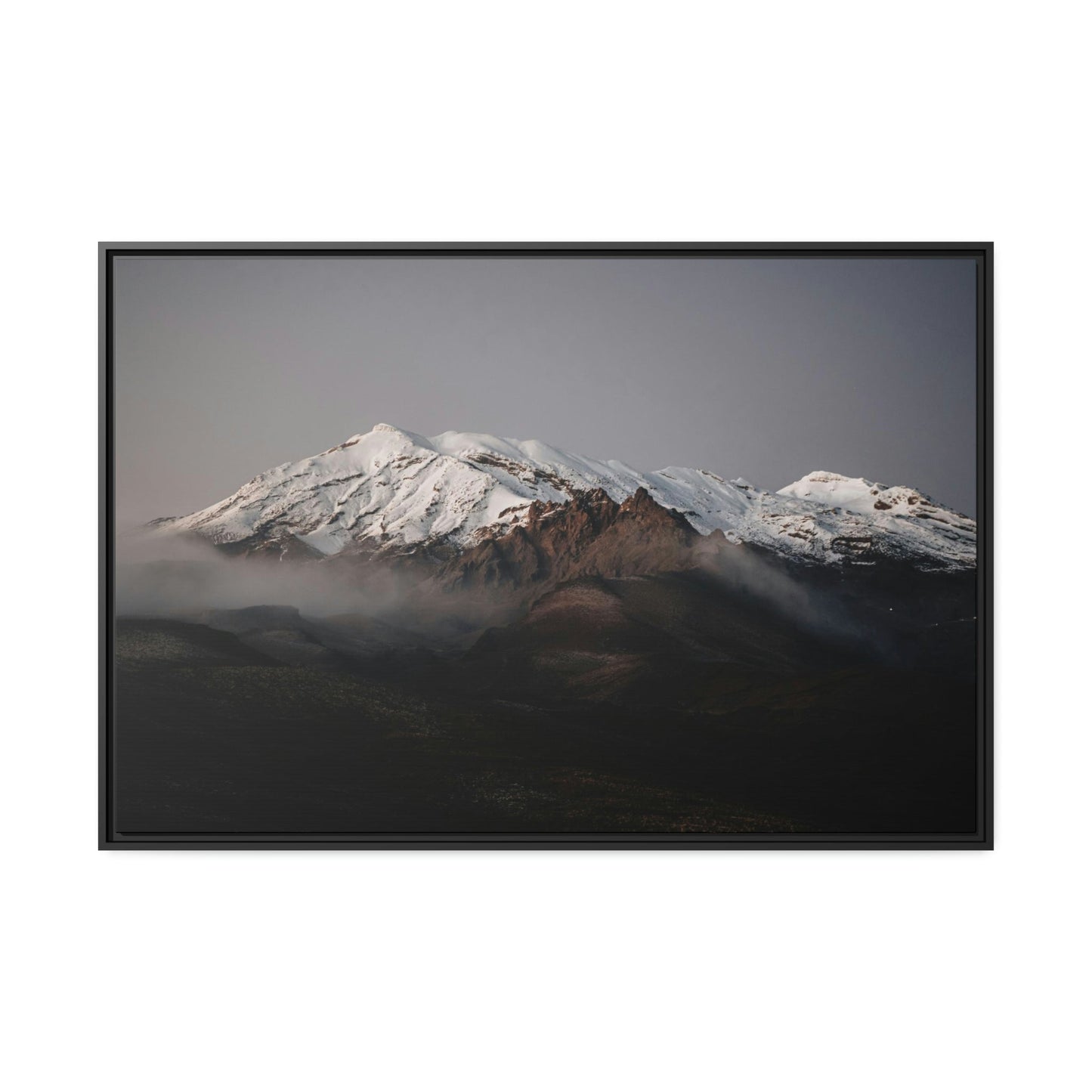The Magnificence of Mountains: A Panoramic View on Canvas