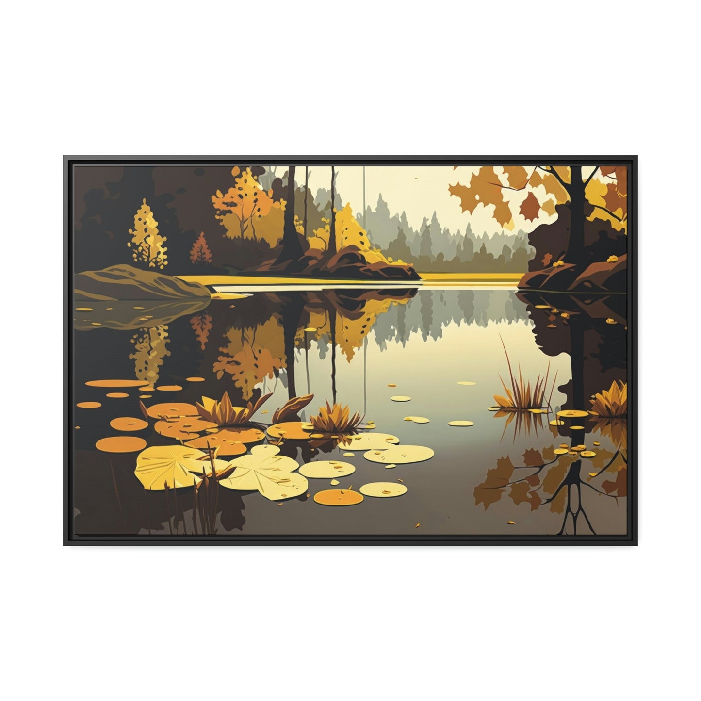 Reflections of Nature: Wall Art and Canvas Print of Lakes and Rivers