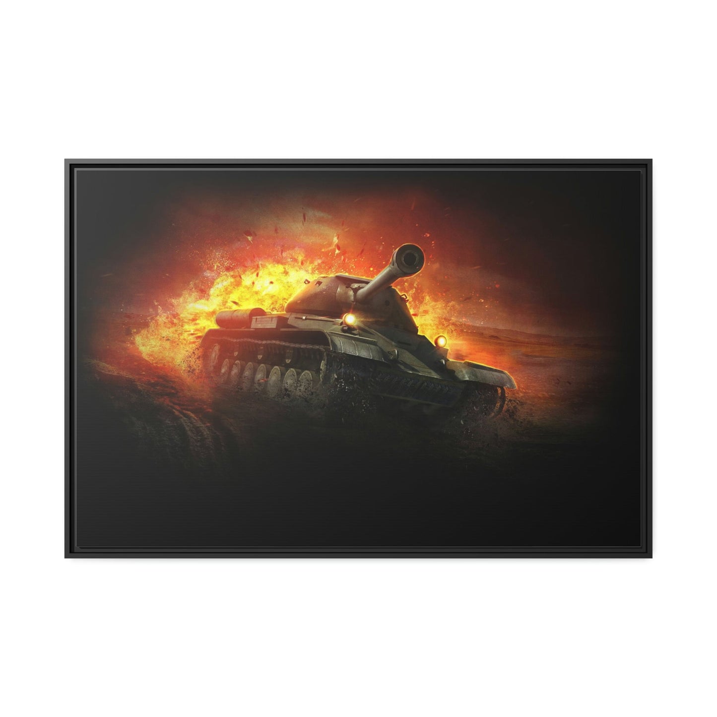 Legendary Battles: Framed Poster Celebrating World of Tanks Heroes