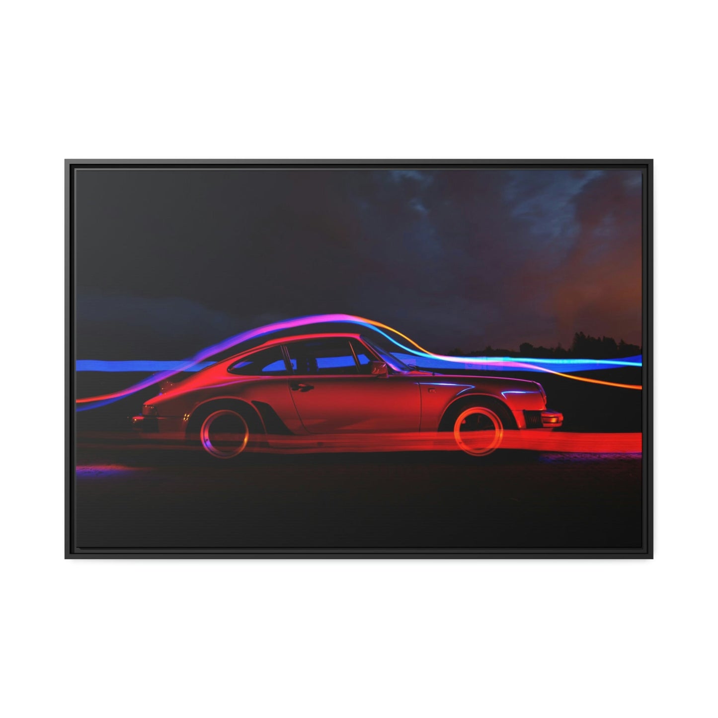 Porsche Reflections: Artistic Canvas and Print Artwork of Classic Cars