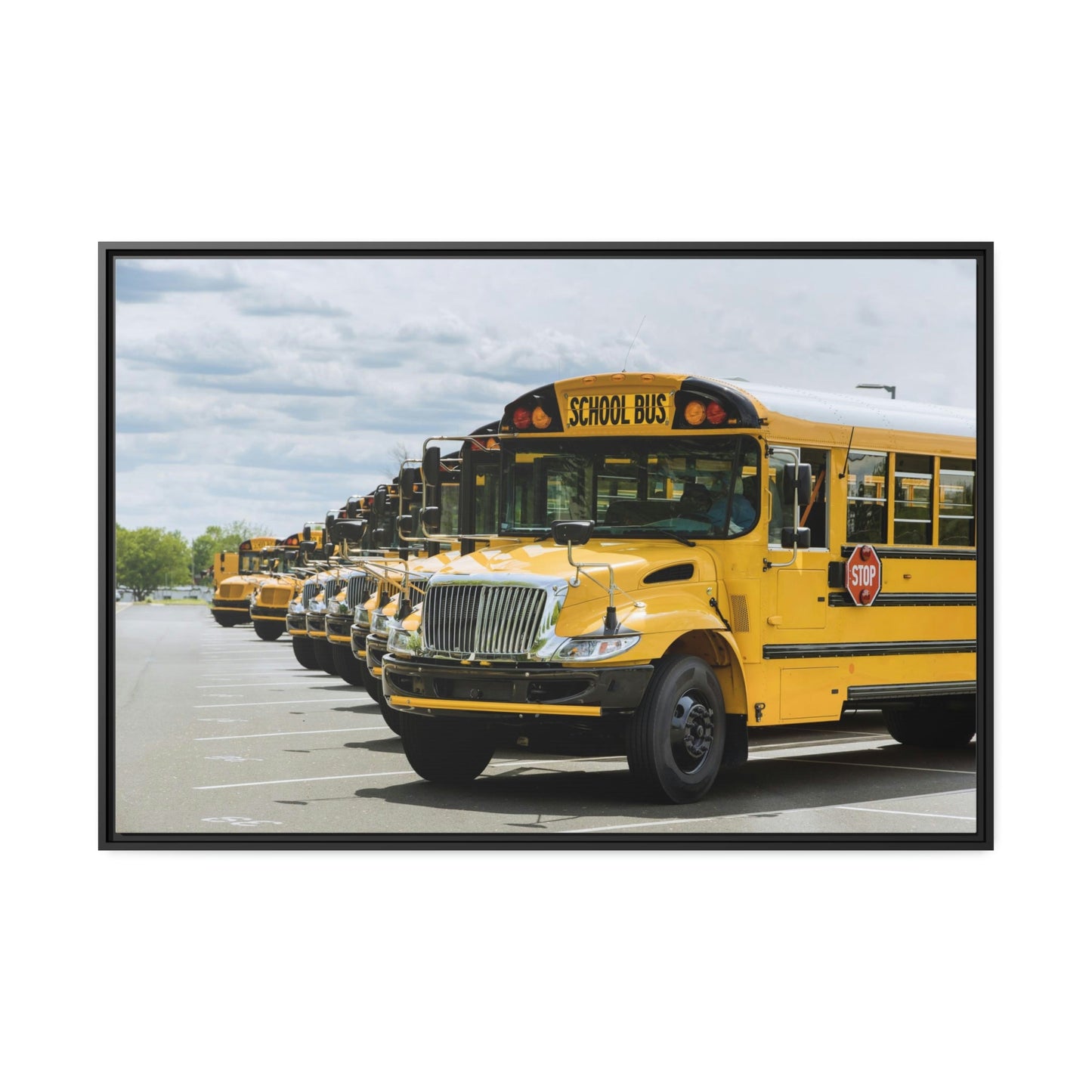 The Artful Commute: Expressing the Bus's Soul on Canvas & Poster