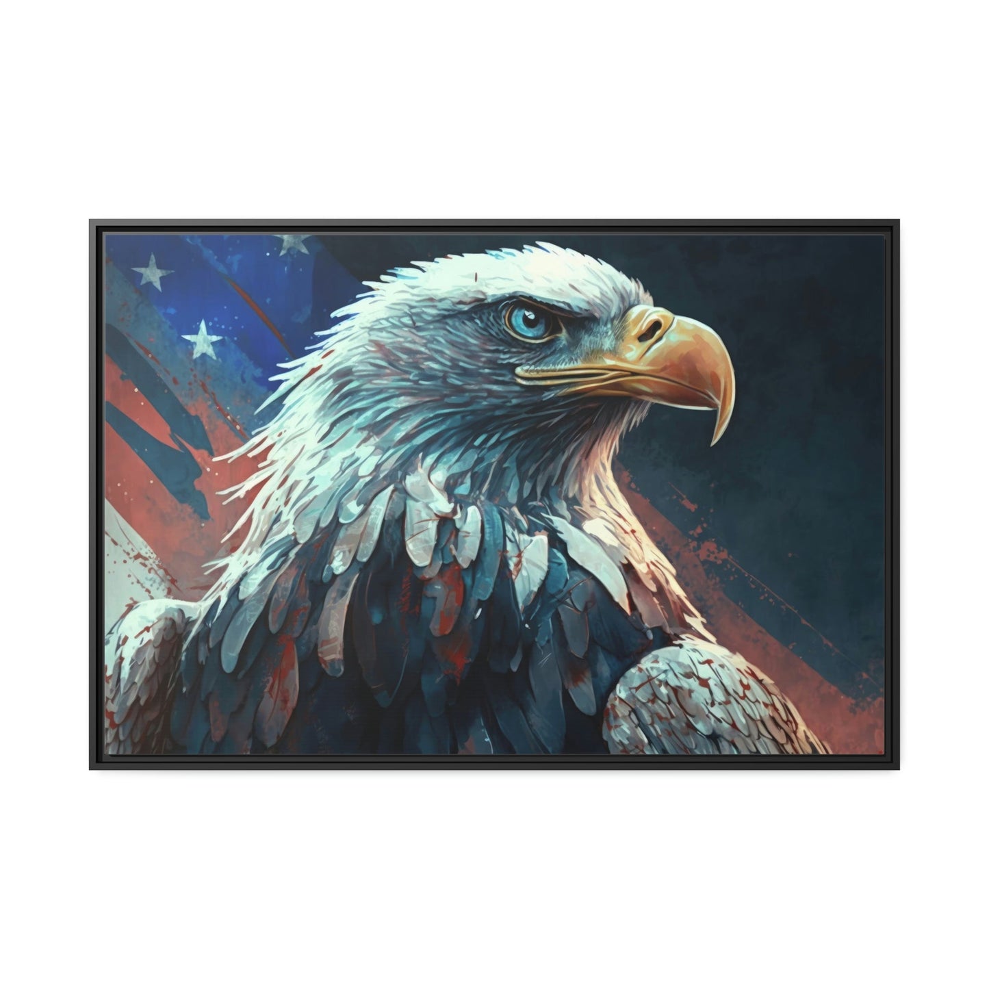 Skybound Spirits: Canvas Wall Art Embracing the Ethereal Presence of Eagles