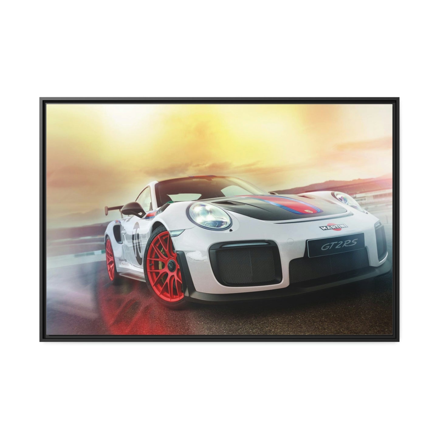 Speed Demons: Poster & Canvas Print of a Porsche in Motion