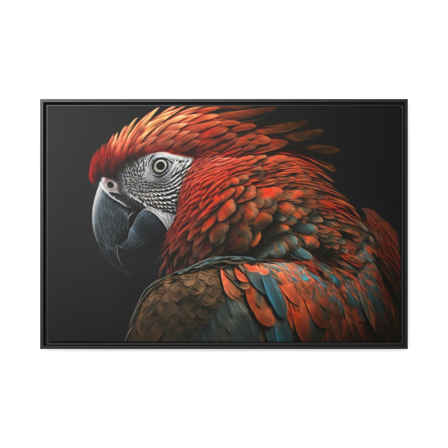 Parrot Portrait: A Canvas of Individuality and Personality in the Jungle