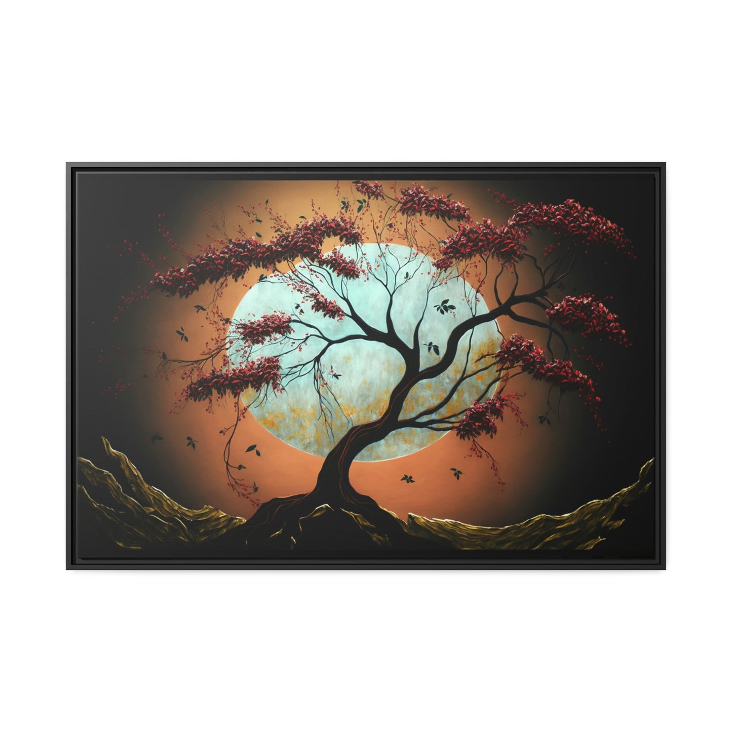 Natural Illusions: Canvas & Poster Print of Abstract Landscape