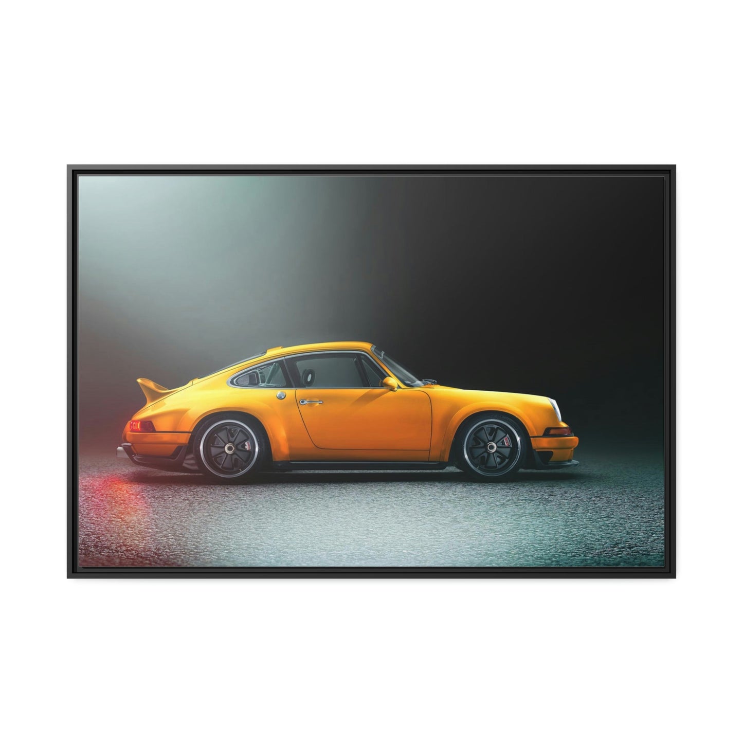 The Porsche Lifestyle: A Framed Poster of the Iconic Sports Car Brand