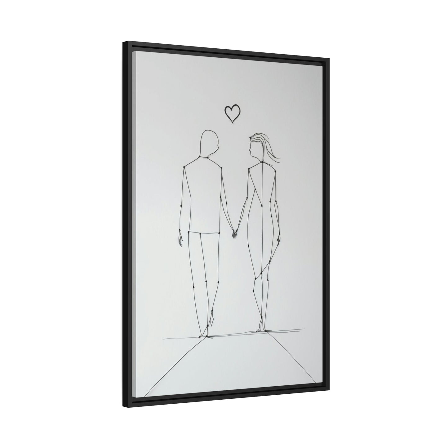 The Art of Lines: A Framed Poster & Canvas Print of an Abstract Line Artwork