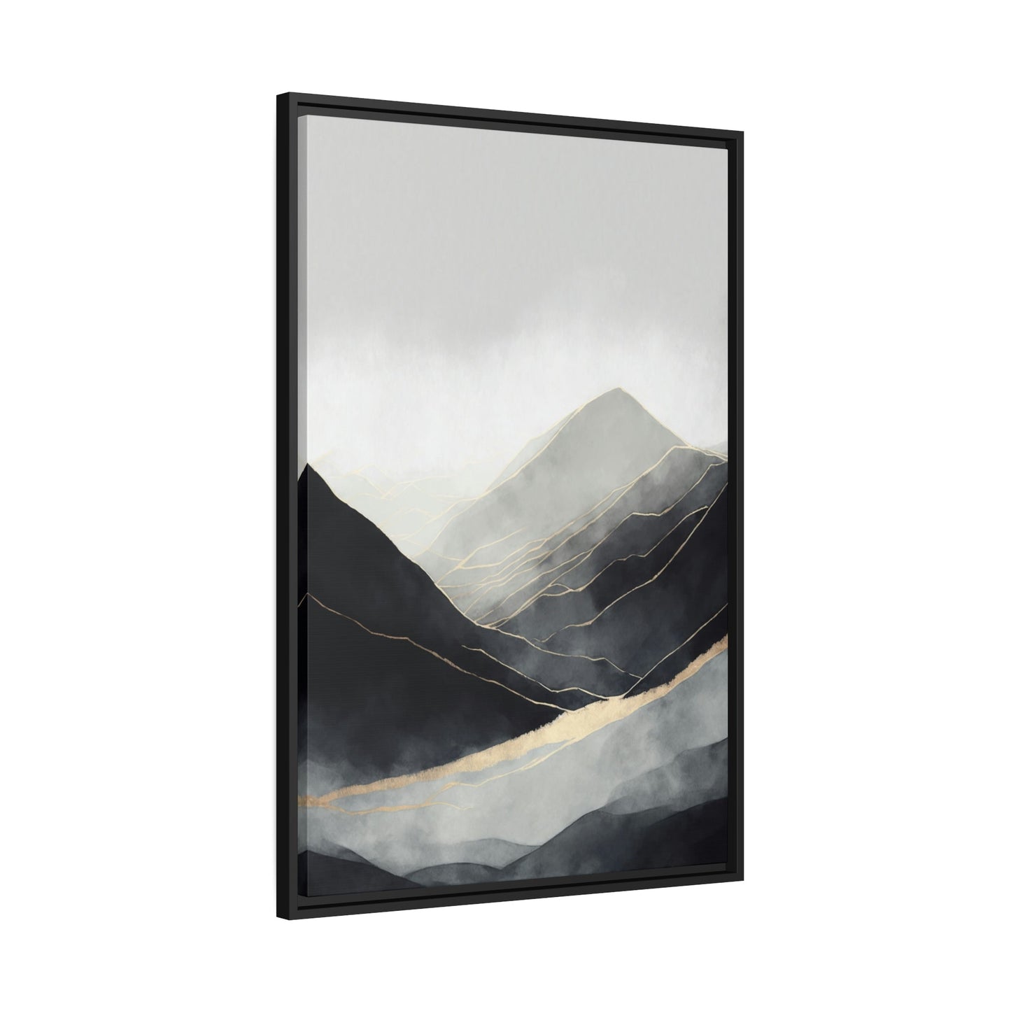 Abstract Nature: A Print on Canvas & Poster of a Bold Landscape