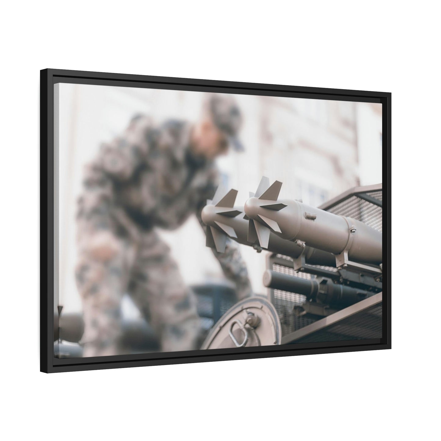 Patriotic Spirit: Canvas Art Featuring Army Soldiers in Action